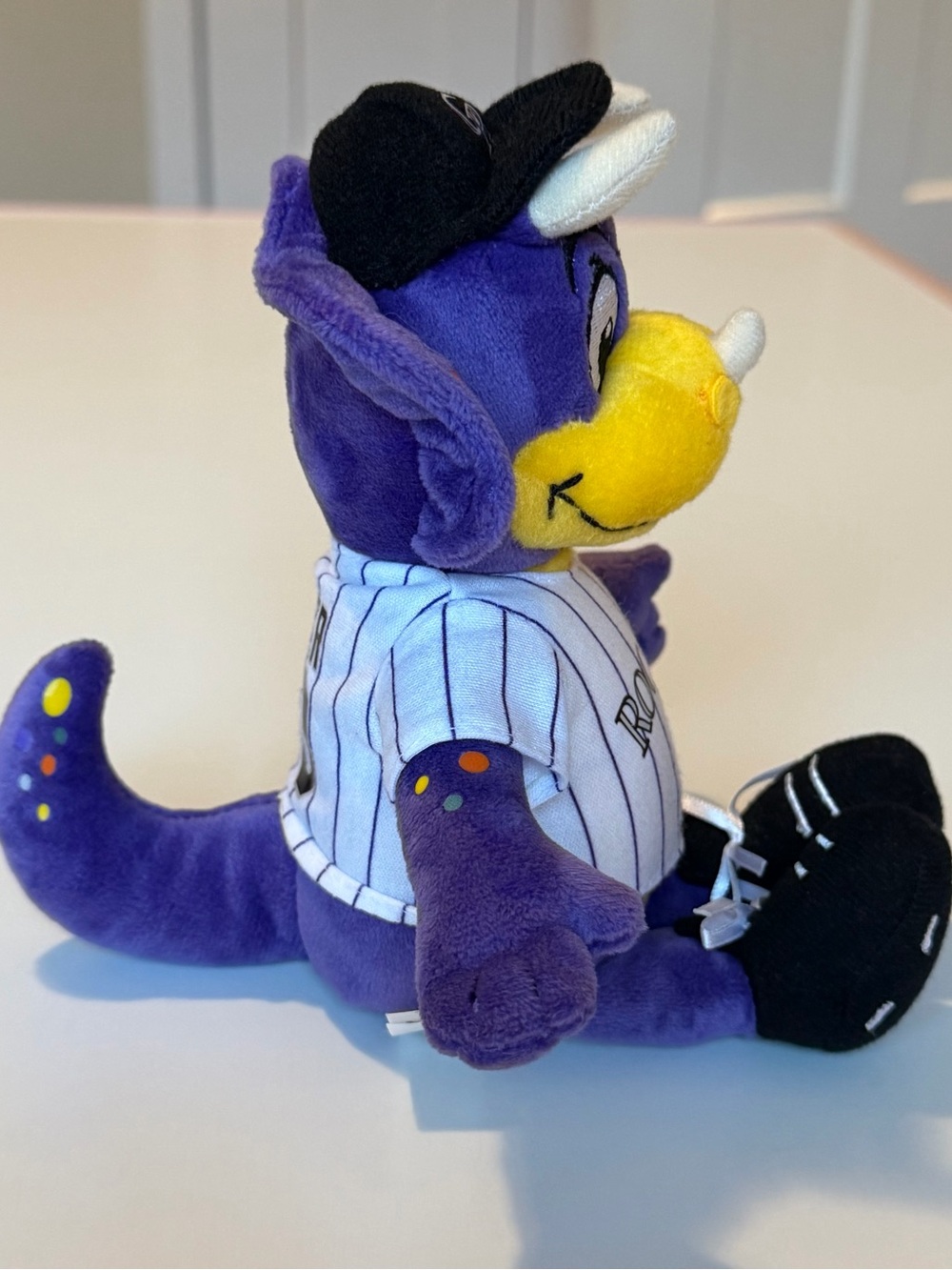 MLB Baseball Colorado Rockies 6” Dinger Dinosaur Mascot Plush Stuffed Animal - Picture 3 of 11